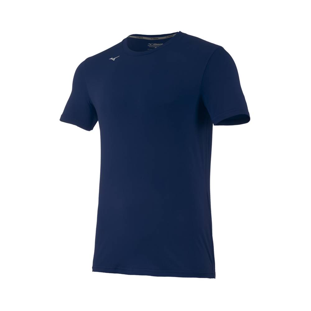 Mizuno Men's Volleyball Attack 2.0 T-Shirts Navy (440651-LNJ)